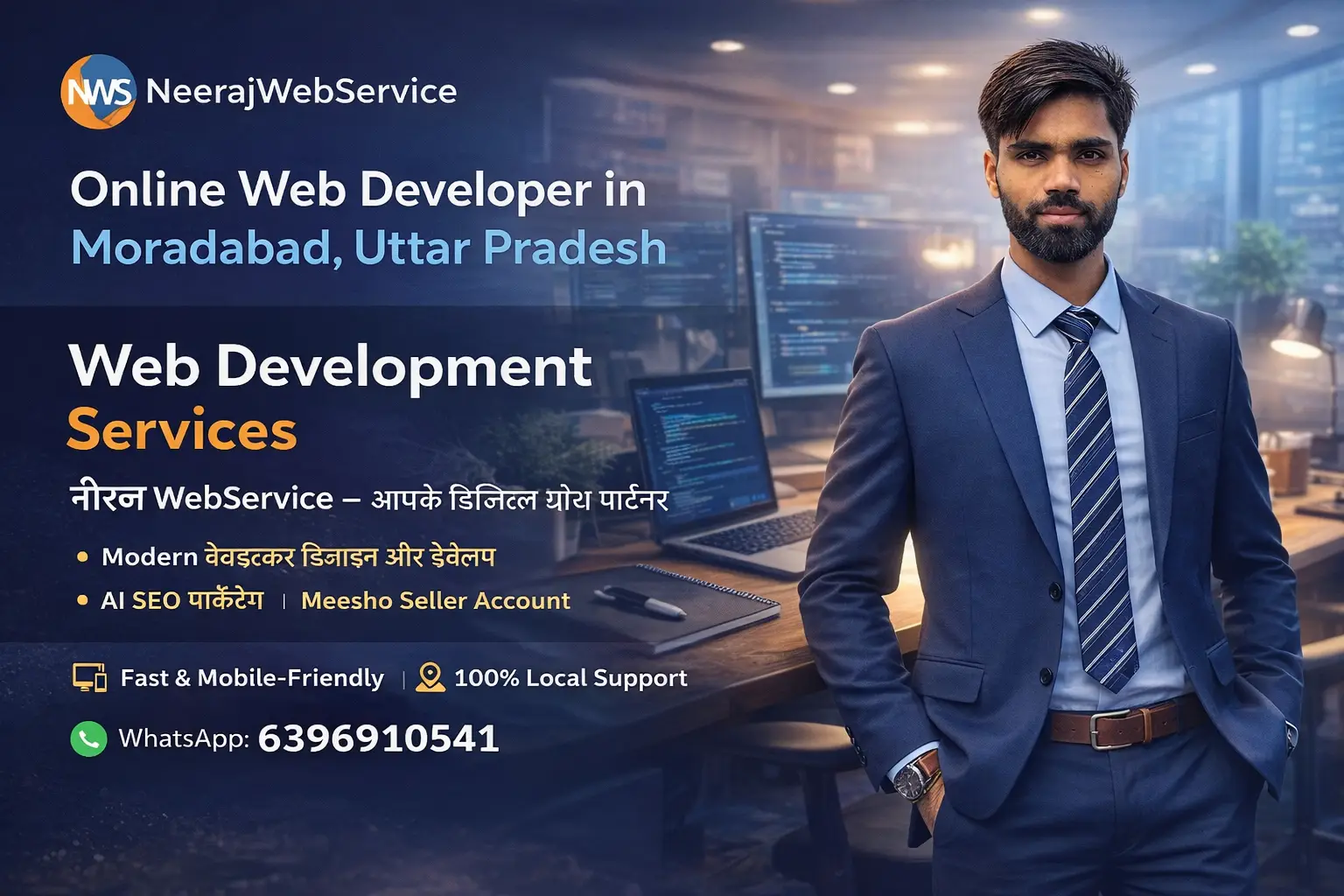 Online Web Developer in Moradabad Uttar Pradesh - NeerajWebService